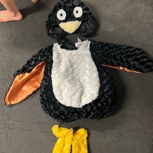 Kids Penguin Costume, 3 piece set, fits 2T-4T